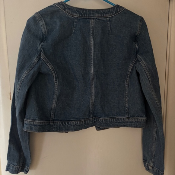 J Crew cropped denim jacket - Picture 2 of 6
